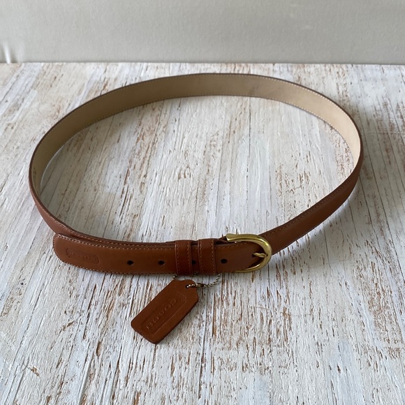 coach men's dress belt